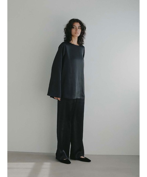HER. パンツ サテンフレアシルエットパンツ レディース : ZOZOTOWN