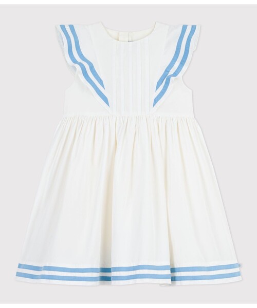 PETIT BATEAU（プチバトー） ワンピース ポプリンワンピース キッズ 