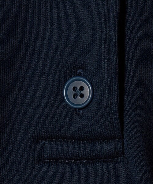 トレーナー スウェット 「MARW UNITED ARROWS」ポロカラー オーバー スウェット プルオーバー レディース_17