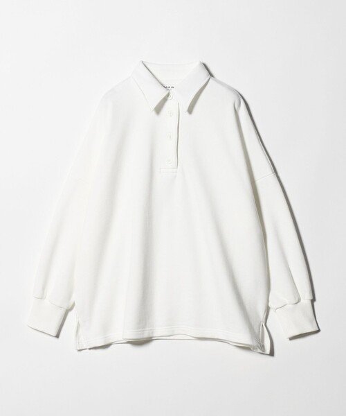 トレーナー スウェット 「MARW UNITED ARROWS」ポロカラー オーバー スウェット プルオーバー レディース_19
