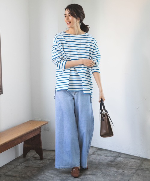 「LEPSIM」 デニムパンツ LARGE ブルー レディース_画像4