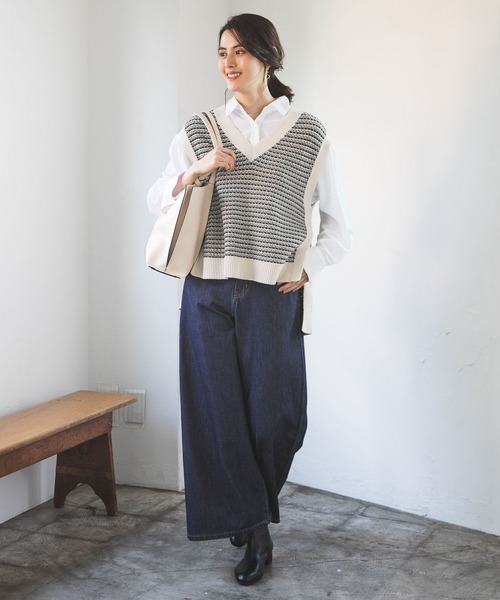 「LEPSIM」 デニムパンツ LARGE ブルー レディース_画像5