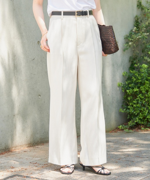 「Plage」 パンツ 34 ブラウン レディース_画像2