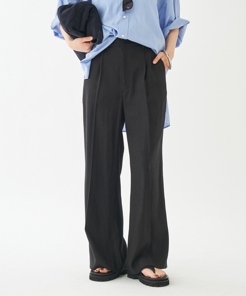 「Plage」 パンツ 34 ブラウン レディース_画像4