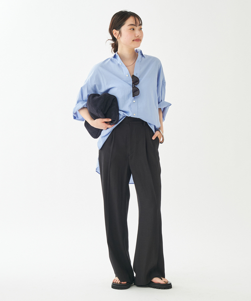 「Plage」 パンツ 34 ブラウン レディース_画像5