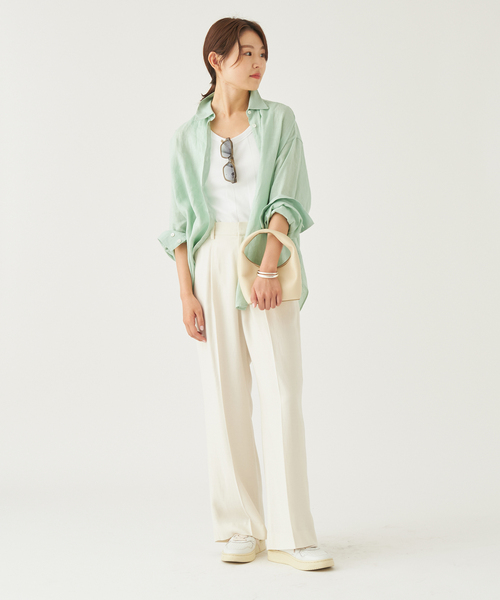 「Plage」 パンツ 34 ブラウン レディース_画像7