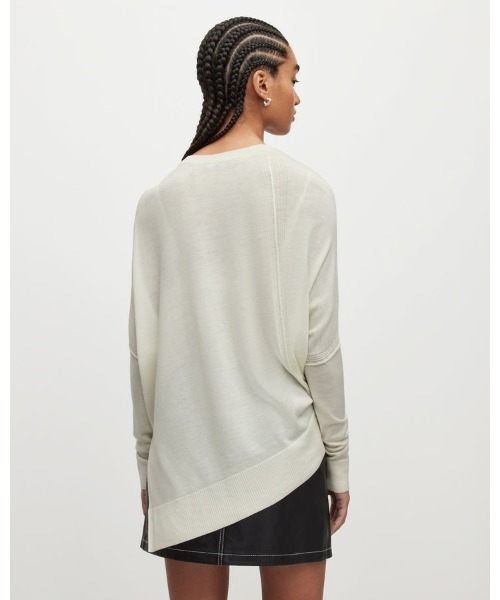 「ALLSAINTS」 長袖ニット S ホワイト レディース_画像6