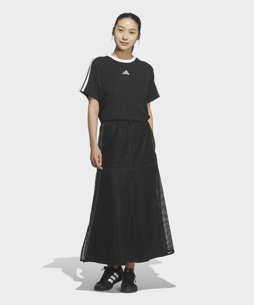 スカート マストハブ メッシュ レイヤードスカート / アディダス adidasの画像