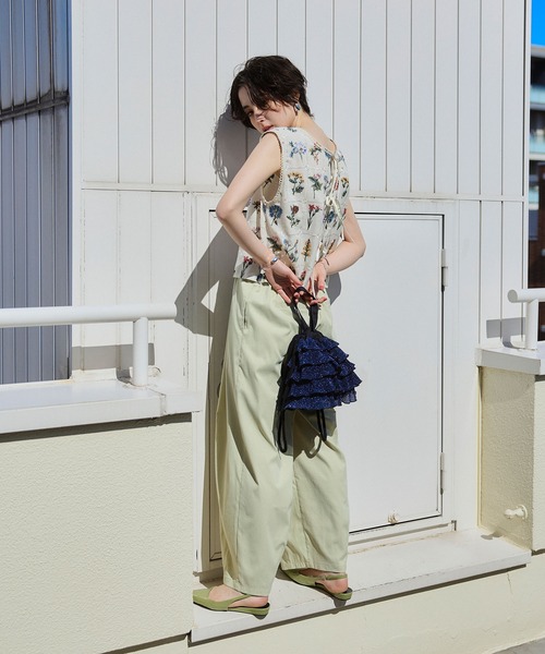 ワイドパンツ パンツ イージーコクーンパンツ レディース : ZOZOTOWN