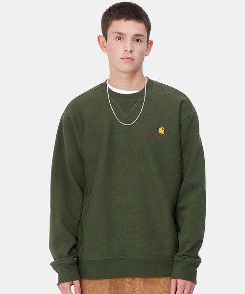 「Carhartt WIP」 スウェットカットソー L ヘザーグレー メンズ_画像3