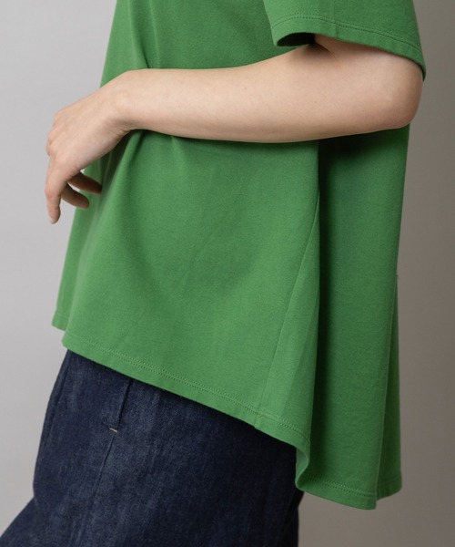 tシャツ ”A PIECE OF CAKE”ロゴプリントTシャツ レディースの画像
