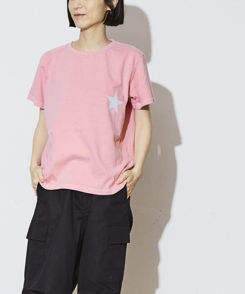 「CONVERSE TOKYO」 半袖Tシャツ MEDIUM グリーン レディース_画像4