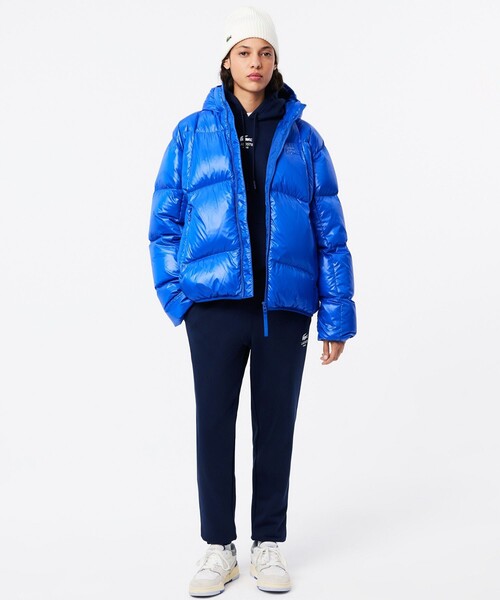 「LACOSTE」 スウェットパンツ L ワイン メンズの画像