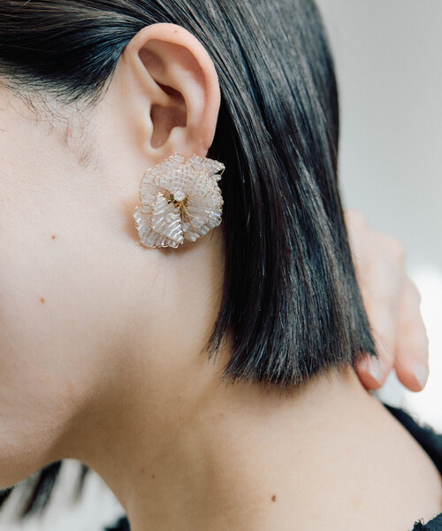 「ear PAPILLONNER」 ピアス(両耳用) FREE ブラック レディース_画像8