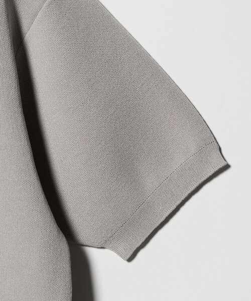 ニット セーター 「MARW UNITED ARROWS」ポロカラー ショートスリーブ ニット レディースの画像