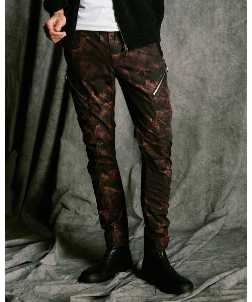 カーゴパンツ puckering banana teck pants メンズの画像