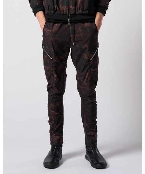 カーゴパンツ puckering banana teck pants メンズの画像