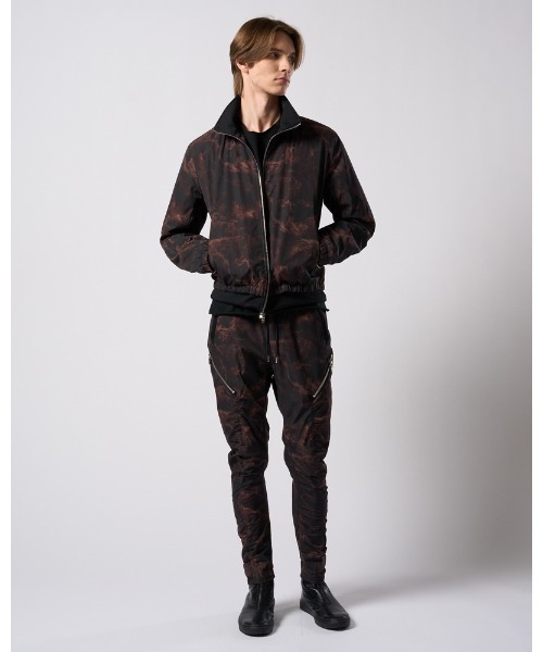 カーゴパンツ puckering banana teck pants メンズの画像