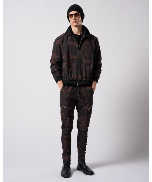 カーゴパンツ puckering banana teck pants メンズの画像