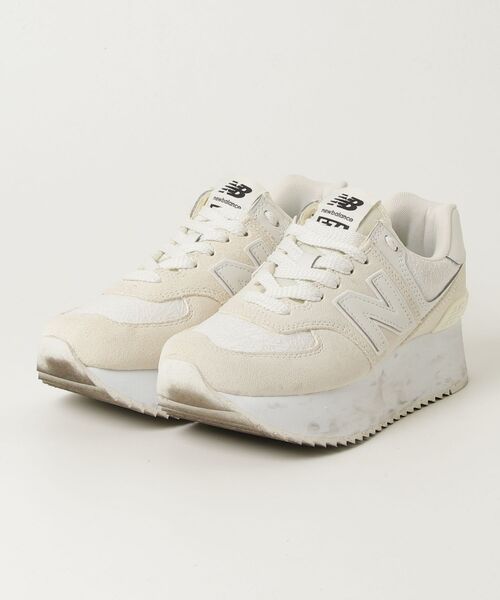 New Balance（ニューバランス） ローカットスニーカー 24cm ベージュ