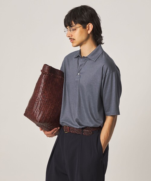 STEVEN ALAN（スティーブンアラン） ポロシャツ 半袖 RAMIE/PE
