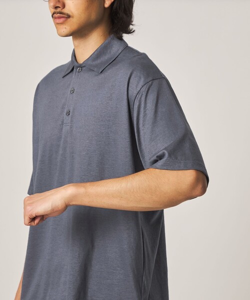 STEVEN ALAN（スティーブンアラン） ポロシャツ 半袖 RAMIE/PE