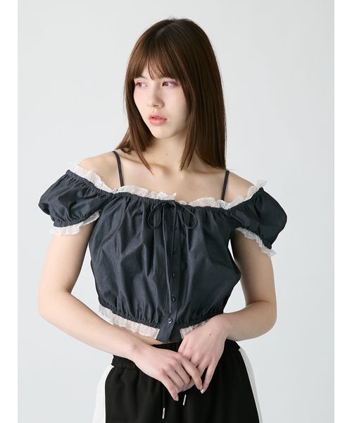 FURFUR（ファーファー） ブラウス シャツ 半袖 「WEB限定カラー 