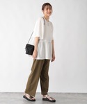 「GLOBAL WORK」 パンツ M グリー...の詳細画像3