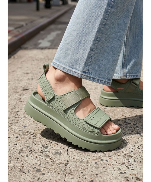UGG Australia（アグオーストラリア） 厚底 ugg サンダル (UGG)W