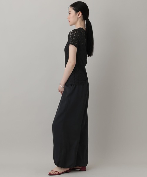 パンツ リネンコンバルーンパンツ レディースの画像