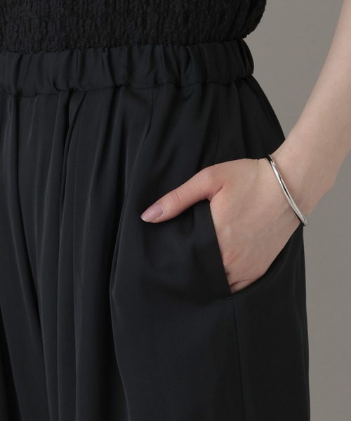 パンツ リネンコンバルーンパンツ レディースの画像