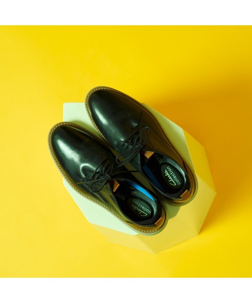 「Clarks」 シューズ UK8 ブラック メンズ_画像6