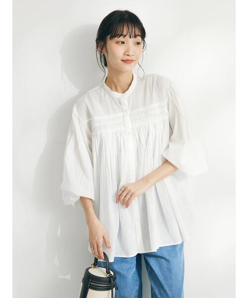 「CRAFT STANDARD BOUTIQUE」 長袖ブラウス FREE オフホワイト レディース_画像5