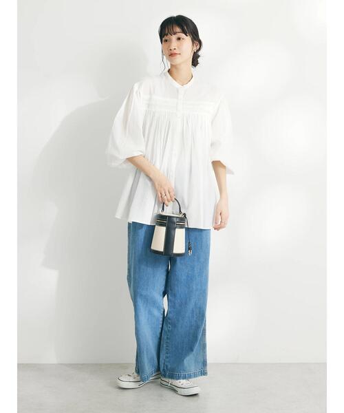 「CRAFT STANDARD BOUTIQUE」 長袖ブラウス FREE オフホワイト レディース_画像9