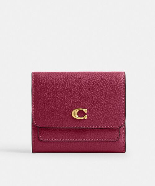 COACH（コーチ） 二つ折り 二つ折り財布 財布 ミラ スモール フラップ