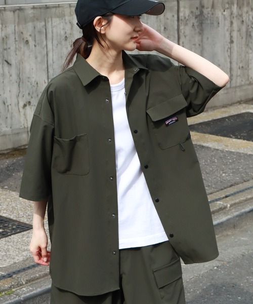 「GERRY」 半袖シャツ M カーキ メンズ_画像5