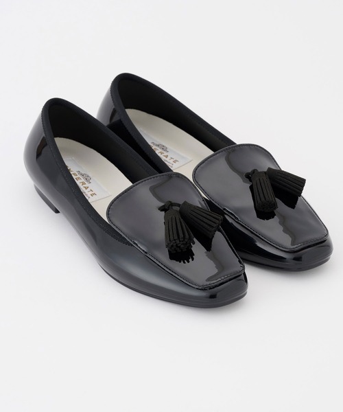「TEMPERATE」 フラットパンプス 38 グレー レディース_画像4