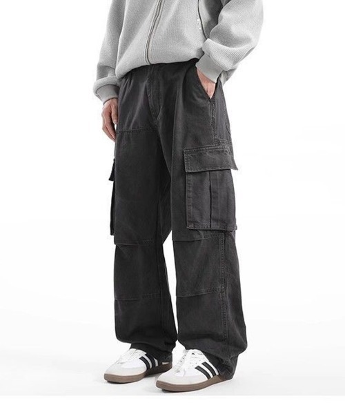 「NEW GENTLEMAN」 カーゴパンツ S オリーブ メンズ_画像6