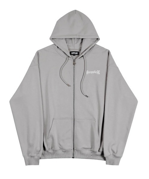 SUPPLIER（サプライヤー） ジップアップパーカー X-LARGE ブラック