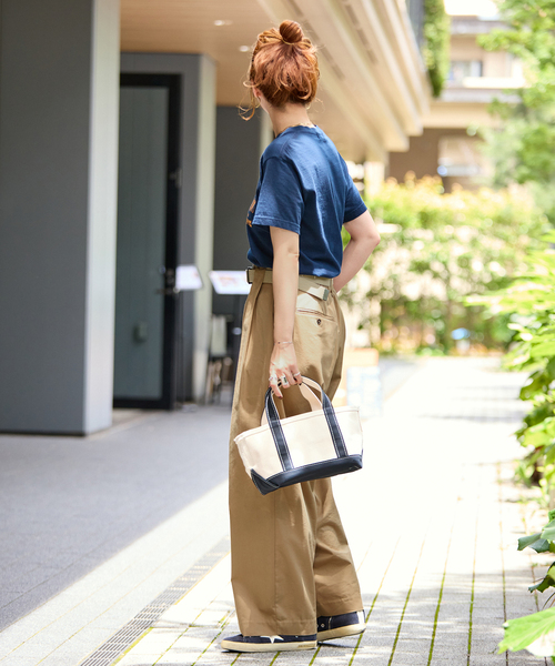 B.C STOCK（ベーセーストック） ワイドパンツ チノパン ウォッシャブル