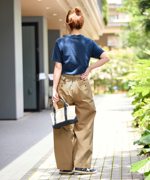 B.C STOCK（ベーセーストック） ワイドパンツ チノパン ウォッシャブル