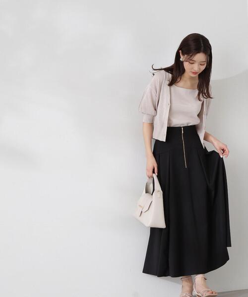 「PROPORTION BODY DRESSING」 フレアスカート SMALL ブラック レディース_画像6