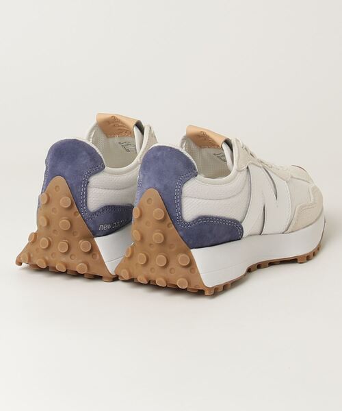 「New Balance」 ローカットスニーカー 24.5cm ホワイト×イエロー レディース_画像2