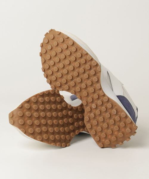 「New Balance」 ローカットスニーカー 24.5cm ホワイト×イエロー レディース_画像3