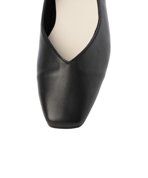 「Launa lea」 フラットパンプス 22.5cm ブラック レディース_画像6