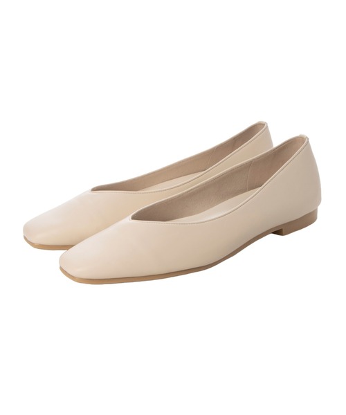 「Launa lea」 フラットパンプス 22.5cm ブラック レディース_画像7