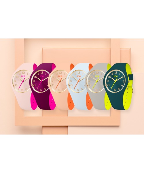 「ICE WATCH」 アナログ腕時計 - ベビーピンク レディース_画像2