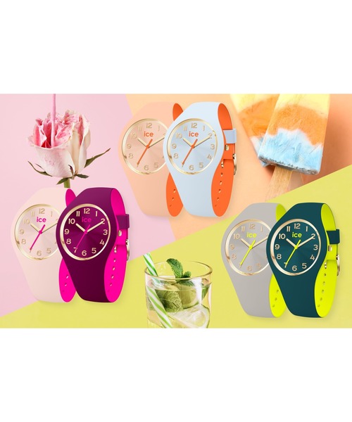 「ICE WATCH」 アナログ腕時計 - ベビーピンク レディース_画像3