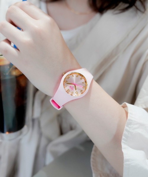 「ICE WATCH」 アナログ腕時計 - ベビーピンク レディース_画像5