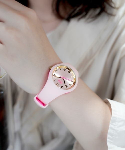「ICE WATCH」 アナログ腕時計 - ベビーピンク レディース_画像6